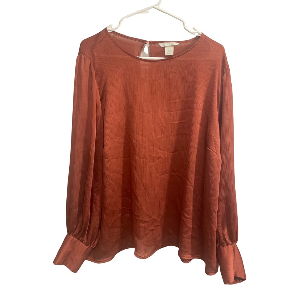 H&M Rust Blouse